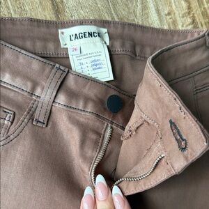 L'AGENCE high rise skinny jeans